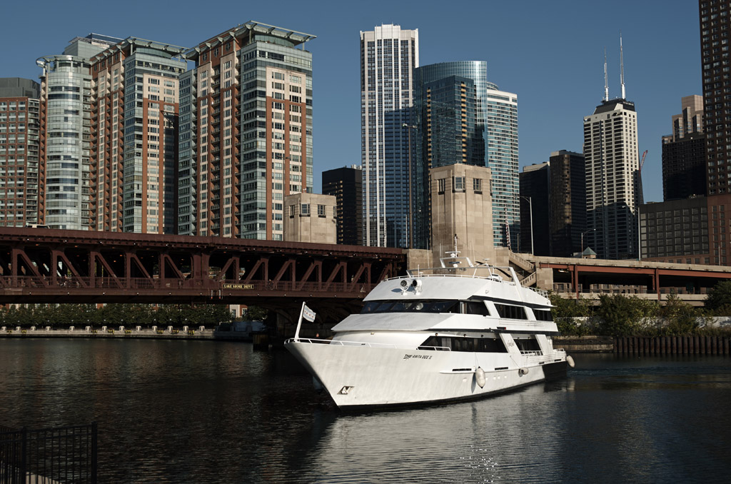 shot of an anita dee yacht