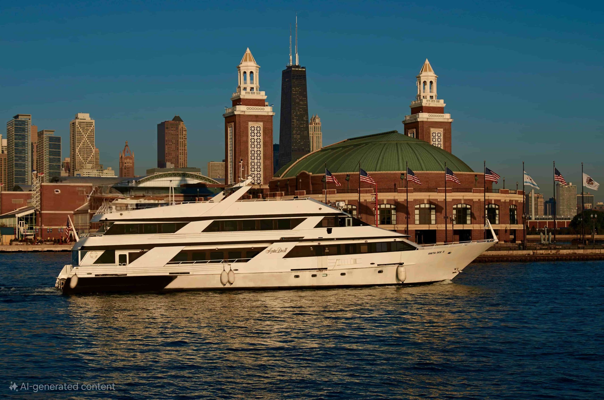 Navy Pier and City Skyline