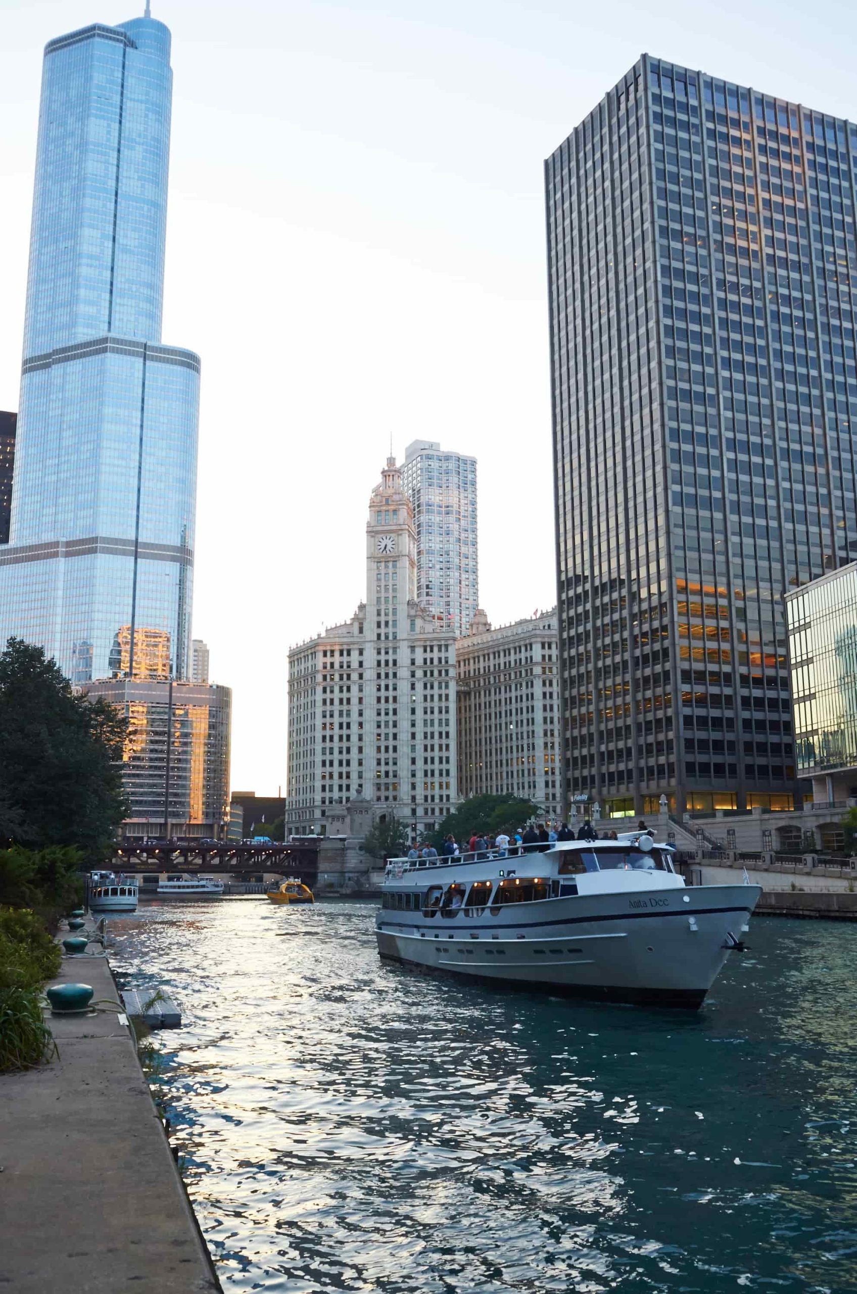 Millennium Park and Chicago River